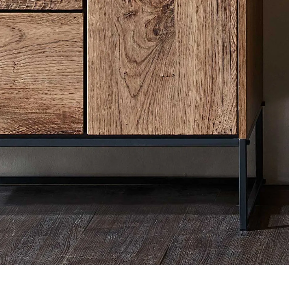 Wohnen 99x151x38 Industrial Highboard fürs Wohnzimmer - Xindus