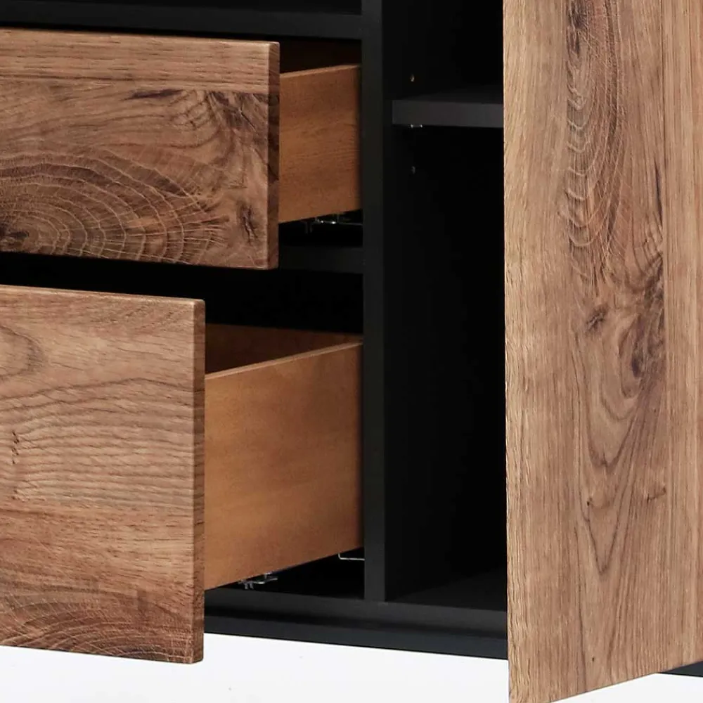 Wohnen 99x151x38 Industrial Highboard fürs Wohnzimmer - Xindus