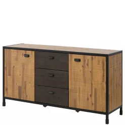 Wohnen Loft Möbel|Industrial Möbel*150x80x45 Industrial Kommode aus Holz & Metall - Nadeicra