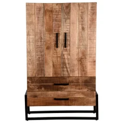 Wohnen 100x160x40 Industrial Schrank mit zwei Türen - Schanow