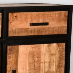 Wohnen Sideboards & Kommoden|Sideboards & Kommoden*170x90x45 Industrial Sideboard mit Bügelgestell aus Metall - Piatrasun