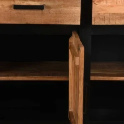 Wohnen Sideboards & Kommoden|Sideboards & Kommoden*170x90x45 Industrial Sideboard mit Bügelgestell aus Metall - Piatrasun