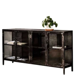 Wohnen Küchenschränke|Sideboards*180x92x40 Industry Sideboard aus Metallguss - Vatros