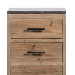 Wohnen 50x90x59 Küche Unterschrank mit drei Schubladen - Macsena