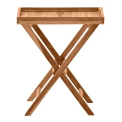 Wohnen 60x65x40 klappbarer Gartentisch mit Tablett - Klahuma