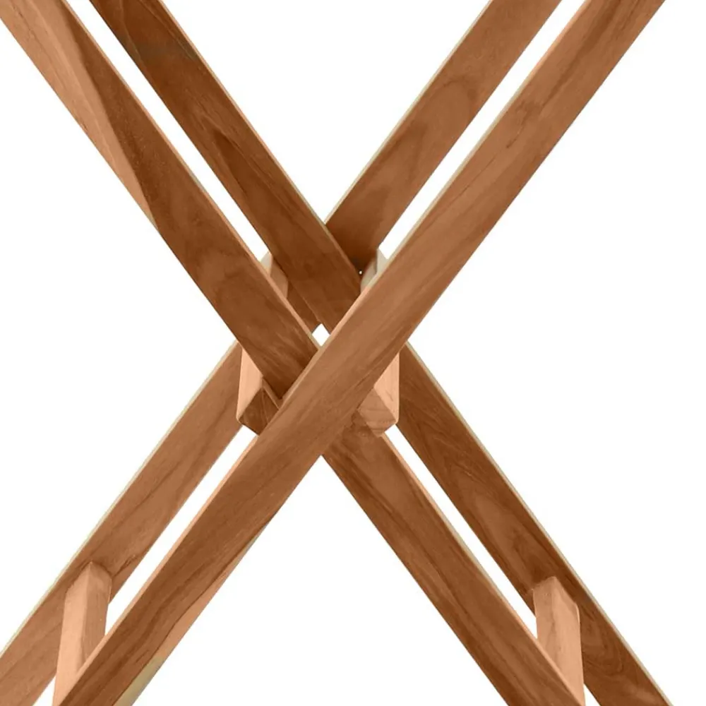 Wohnen 60x65x40 klappbarer Gartentisch mit Tablett - Klahuma