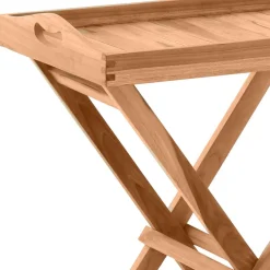 Wohnen 60x65x40 klappbarer Gartentisch mit Tablett - Klahuma