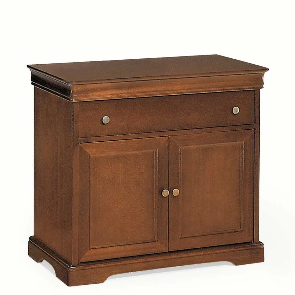 Wohnen Flurkommoden*85x78x45 Klassisch gestaltete Kommode in Nussbaum - Lemerzi