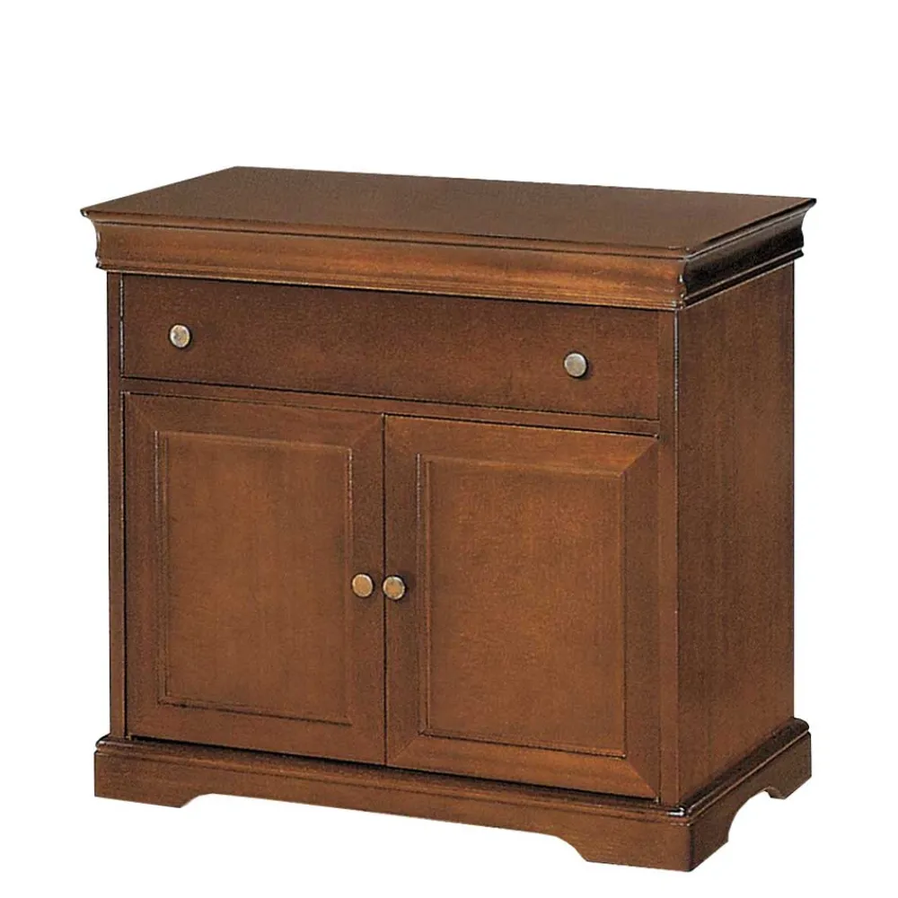 Wohnen Flurkommoden*85x78x45 Klassisch gestaltete Kommode in Nussbaum - Lemerzi