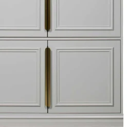 Wohnen Schränke|Kleiderschränke*110x215x62 Kleiderschrank in Hellgrau - Emra