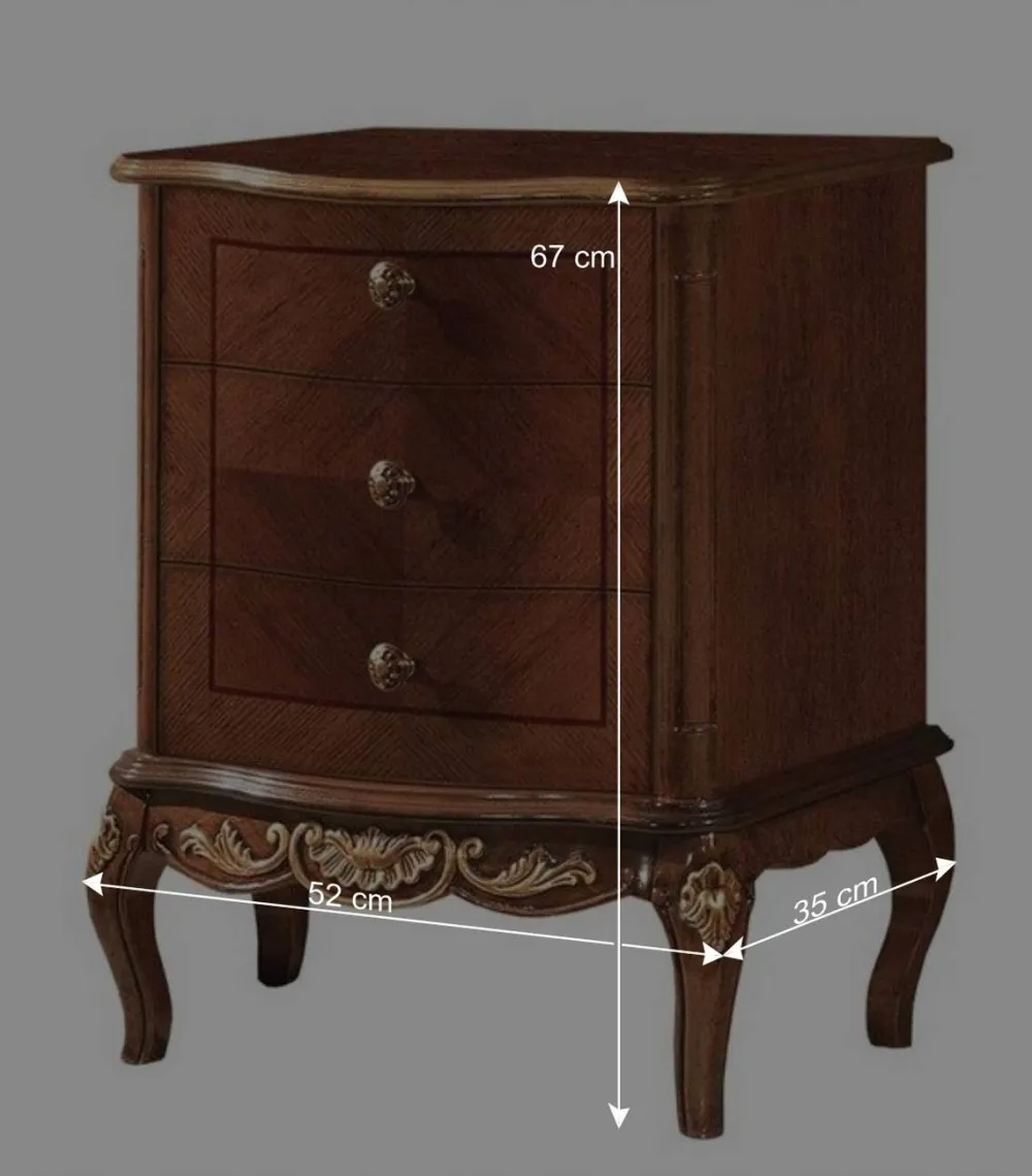 Wohnen 52x67x35 Kleine Kommode in italienischem Design - Aciara