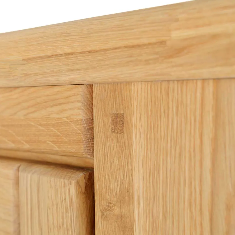 Wohnen 80x139x47 Kleiner Schrank aus Wildeiche - Miarizia