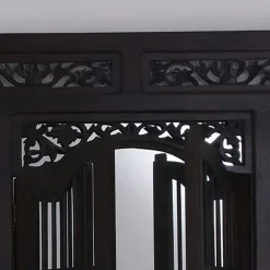 Wohnen 80x90x5 Kolonialstil Spiegel mit zwei Türen - Islando