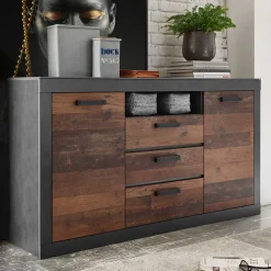 Wohnen 153x87x43 Kombi Sideboard mit Sockel - Timuras