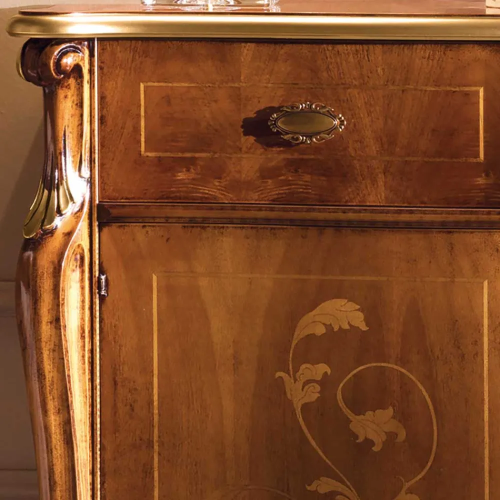 Wohnen 107x100x46 Kommode im Italienischen Stil - Carlenna I