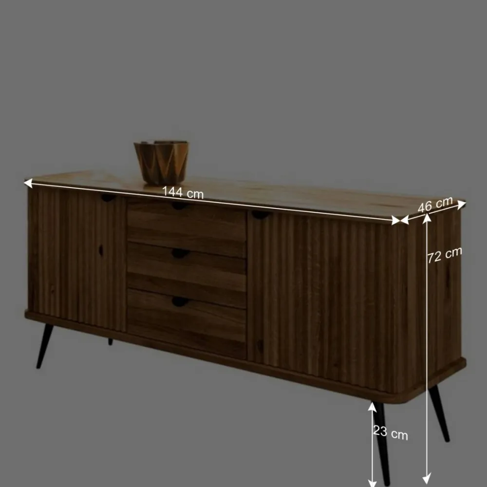 Wohnen Sideboards & Kommoden|Sideboards & Kommoden*144x72x46 Kommode im Modernen Wohnstil - Casarius