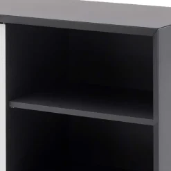 Wohnen 137x92x40 Kommode in Grau & Weiß - Vadids