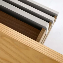 Wohnen 150x78x42 Kommode in Lichtgrau & Esche - Tadahiro