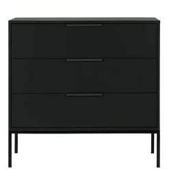 Wohnen Küchenschränke|Flurkommoden*94x93x52 Kommode in Schwarz - Kitchin