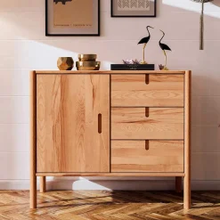 Wohnen 97x84x46 Kommode mit Bodenfreiheit - Indrya