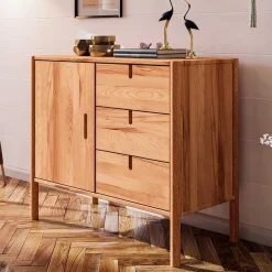 Wohnen 97x84x46 Kommode mit Bodenfreiheit - Indrya