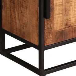 Wohnen 67x62x42 Kommode mit Schublade & Tür - Evradon