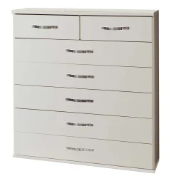 Wohnen 91x106x40 Kommode mit sieben Schubladen - Miracella