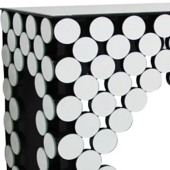 Wohnen Designermöbel*111x92x36 Konsolen Tisch aus Spiegelglas - Salva