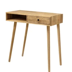 Wohnen 80x80x35 Konsolentisch aus Eiche massiv - Kopiana