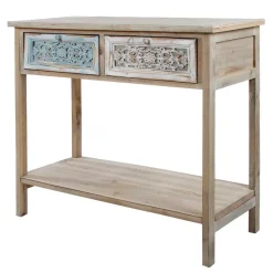 Wohnen Telefontische|Shabby Chic Möbel*85x77x37 Konsolentisch im Shabby Chic aus Tanne - Pontecuna