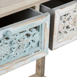 Wohnen Telefontische|Shabby Chic Möbel*85x77x37 Konsolentisch im Shabby Chic aus Tanne - Pontecuna