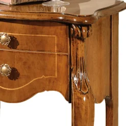 Wohnen 52x79x34 Konsolentisch Kommode in Nussbaum - Carlenna