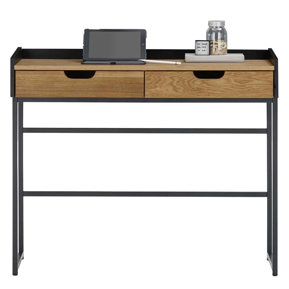 Wohnen Telefontische*100x84x35 Konsolentisch Schreibtisch in Eiche - Sophiea