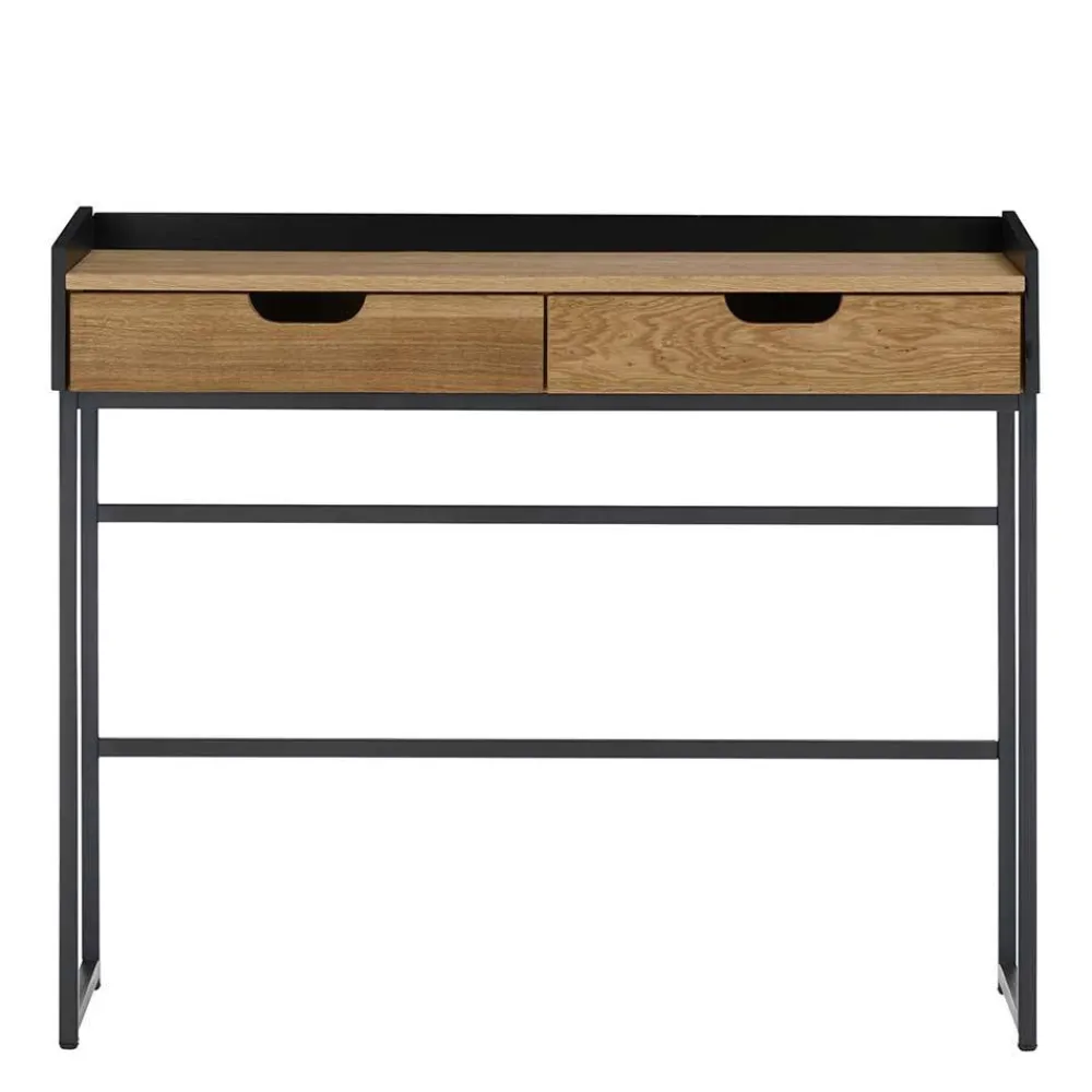 Wohnen Telefontische*100x84x35 Konsolentisch Schreibtisch in Eiche - Sophiea