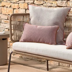 Wohnen 135x80x65 Kordelgeflecht Sofa mit Sitzpolster - Membres