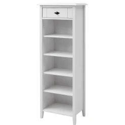 Wohnen Badregale|Esszimmerregale*55x149x35 Landhaus Badregal in Weiß - Satumare