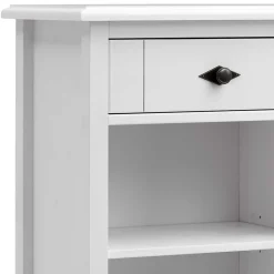 Wohnen Badregale|Esszimmerregale*55x149x35 Landhaus Badregal in Weiß - Satumare