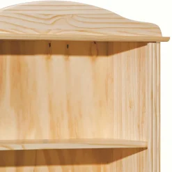 Wohnen 77x180x30 Landhaus Bücherregal mit Kugelfüßen - Kascanu