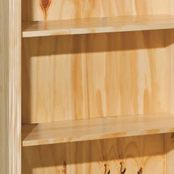 Wohnen 77x180x30 Landhaus Bücherregal mit Kugelfüßen - Kascanu