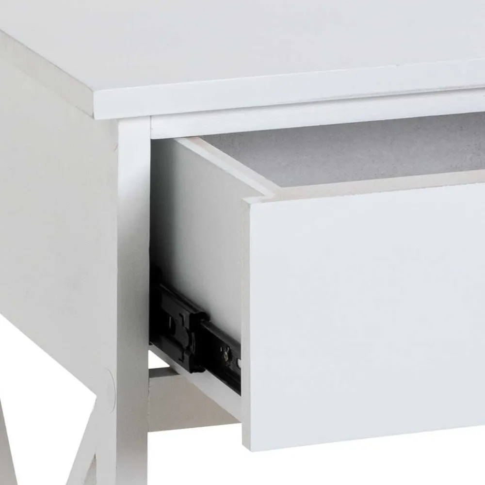 Wohnen 46x60x35 Landhaus Beistelltisch mit Schublade - Liv