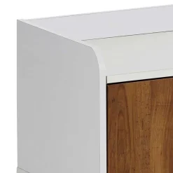 Wohnen 92x46x45 Landhaus Flurbank mit zwei Türen - Efalias