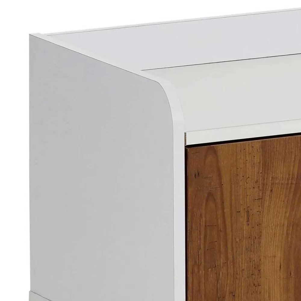 Wohnen 92x46x45 Landhaus Flurbank mit zwei Türen - Efalias