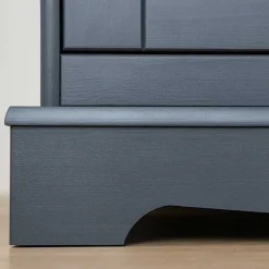 Wohnen 90x130x45 Landhaus Highboard in Grau & Eiche - Witenga