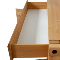 Wohnen 122x88x44 Landhaus Holzkommode aus Kiefer - Delamaro