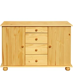 Wohnen Küchenschränke|Sideboards & Kommoden*119x81x38 Landhaus Kombi Kommode mit Kugelfüßen - Kascanu