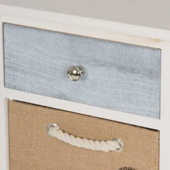 Wohnen 38x74x28 Landhaus Kommode mit vier Schubladen - Amare