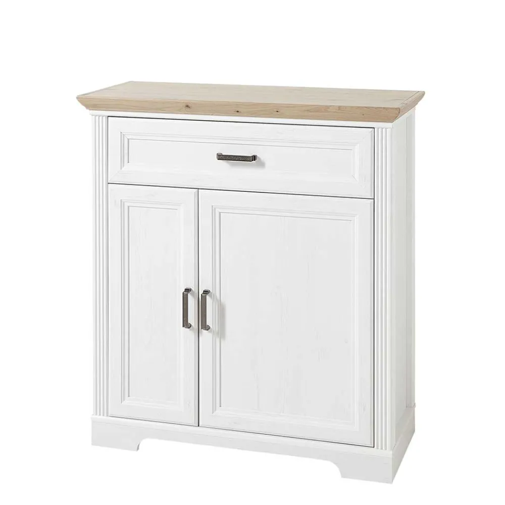 Wohnen Schuhschränke*93x102x41 Landhaus Schuhschrank mit Schublade - Nurelcas