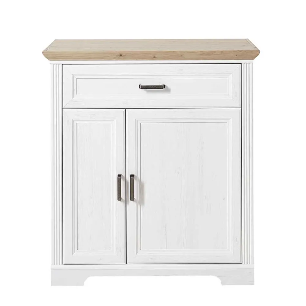 Wohnen Schuhschränke*93x102x41 Landhaus Schuhschrank mit Schublade - Nurelcas