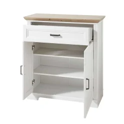Wohnen Schuhschränke*93x102x41 Landhaus Schuhschrank mit Schublade - Nurelcas