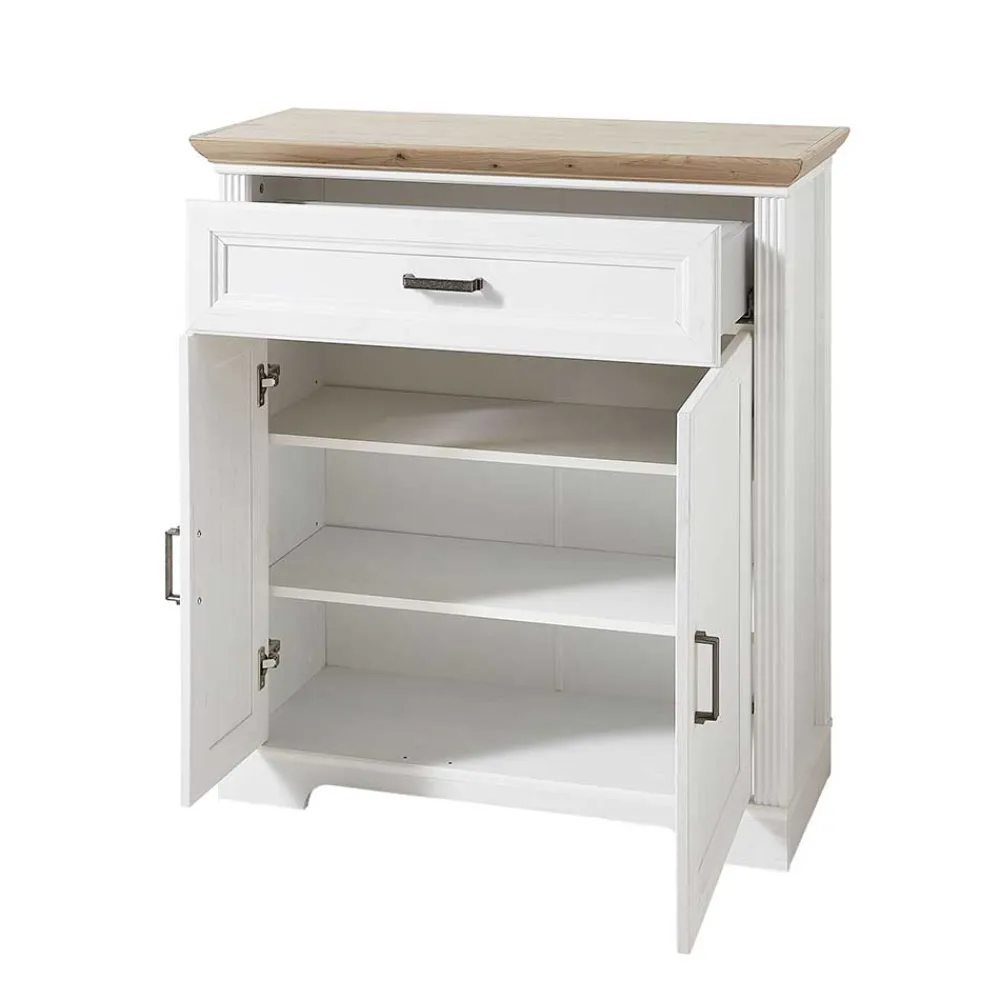 Wohnen Schuhschränke*93x102x41 Landhaus Schuhschrank mit Schublade - Nurelcas